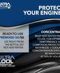 Lock In Superior Engine Care With This Gold IAT 50/50 Antifreeze Coolant packed in ready-to-use premixed bottles.