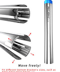 CYCEARTH bicycle bottom bracket bearing removal tool set with chrome arms and blue cap, compatible with BB86/PF30/BB92