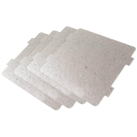 4 Pack Microwave Mica Plates Set High Temperature Insulation Sheets Waveguide Covers Fits Most Microwave Ovens 4.25 Inch By 3.9 Inch