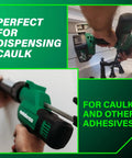 18V MultiVolt Cordless Caulking Gun With AntiDrip Function And Variable Speed Lightweight Tool used on kitchen faucet