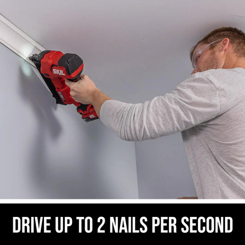 Rock Solid 20V Cordless Brad Nailer Kit With Brushless Motor And 2.0Ah Battery Plus USB C Charger And 100 Nails Built Ridiculously Tough Runs Super Smooth For DIY Pros