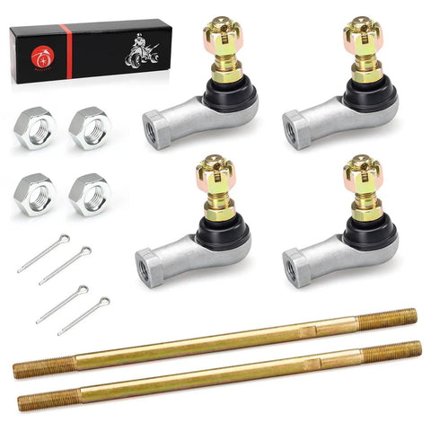 Beefy Heavy Duty Tie Rod End Kit For ATVs And UTVs Fits Big Bear 400 Bruin 350 Grizzly 350 400 450 Wolverine 350 450 Kodiak 400 450 Models 2000 2012 Includes All Hardware For Quick Easy Installation, ATV tie rod ends with hardware