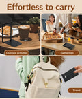 Compact Portable Coffee Maker Stand With Foldable Base for outdoor activities, gatherings, travel.
