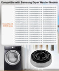 Universal Laundry Appliance Control Knob Replacement For Samsung Washers And Dryers Easy Install No Sweat Snap On Fit With Precise Dial DC64-03186A displayed next to Samsung washer.