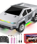 1:24 Scale RC Truck With All Terrain Performance, High Speed 2WD Off Road Car With Lights And Load Space, 2.4GHz Remote