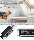 Compact Mini Linear Actuator With 4 Inch Stroke And 64 Newtons Of Raw Power, quiet motor with 15mm/s speed and IP54 rating.