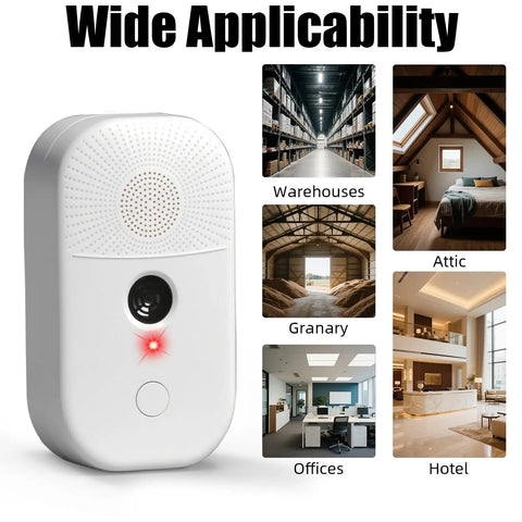 Ultrasonic Bat Repellent Plug In Indoor With Adjustable Frequency Deterrent Devices for wide applicability in various spaces