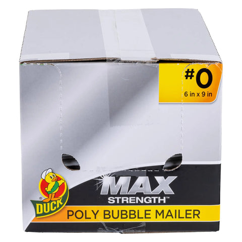 Box of Poly Bubble Mailers 6x9 White With Air Lock Technology Self Sealing And Water Tear Resistant Lightweight Shipping Mailers
