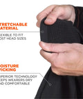Close-up of Winter Balaclava for Cold Weather Fire Resistant FR Compliant with stretchable and moisture-wicking material.