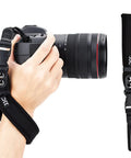 Quick Release Soft Neoprene Camera Hand Wrist Grip Strap For Lightweight DSLRs And Mirrorless Cameras with 7mm By 3mm Eyelet