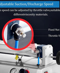 Heavy Duty Horizontal Liquid Filling Machine 100 To 1000 Milliliter Automatic Pneumatic Bottle Filler with adjustable throttle valve