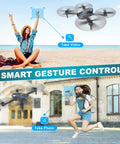 Foldable 1080P Camera With Remote Control Gesture Selfie Voice Control Altitude Hold One Key Start 3D Flips Quadcopter in action