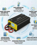 Beefy 600W MPPT Solar Charge Controller with features including IP65 protection, child lock, efficient heat dissipation.