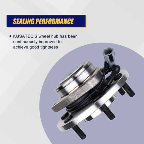 Front Wheel Bearing Hub Assembly Direct Fit For Infiniti QX56 2004 2007 And Nissan Armada 2004 2007 Close-up with ABS