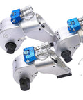 Professional Grade Hydraulic Torque Wrench With One Point Five Inch Square Drive, aluminum build, designed for heavy duty fastening.