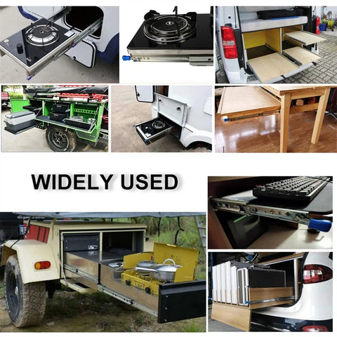 Collage of heavy duty ball bearing drawer slides 22 inch full extension rails for kitchen cabinets with smooth glide