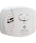 Plug-In Carbon Monoxide Alarm With Battery Backup And Smoke Detector, hardwired, featuring electrochemical CO sensor, front view