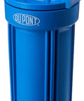 Whole House Water Filtration System For Fifteen Thousand Gallon Capacity With Three Quarters Inch Inlet And Outlet Universal Five Hundred Series Poly Block Cartridge Improves Clarity And Taste At The Kitchen Faucet Blue Three Year Warranty