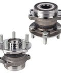 Rear Wheel Bearing And Hub Assembly Set Of 2 For Subaru Forester 2014 To 2018, Impreza 2012 To 2021, Crosstrek 2013 To 2021, XV Crosstrek 2013 To 2015 With 5 Lug And ABS