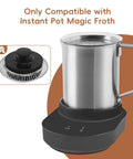 Replacement Whisks For Magic Froth 9 In 1 Electric Milk Steamer And Frother Duo Pack With Neodymium Magnets Compatible With Instant Pot Only Not For Other Brands shown with milk frother