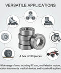 Thirty Pack Of 188 Deep Groove Ball Bearings With 3mm Inner And 8MM Outer Diameter Plus 4MM Width, ideal for various applications.
