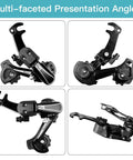 6 To 7 Speed Rear Derailleur Direct Mount For Mountain And Road Bikes RD TY21B in four different angles.