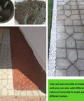 DIY Friendly Walk Maker For Concrete Path Molds Square Two Pack No Brainer Easy Yard Garden Patio Pathway Pavers in use