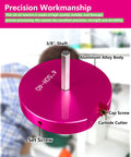 Close-up of pink reamer with labels, part of 4 Piece Pipe Reamer Kit For PVC CPVC And ABS Piping With Reamers In One And A Half Inch