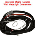 Universal 170W Power Steering Kit For Utv Side By Side Easy Hook Up Makes Cruising On Trail Feel Like A Dream Cuts Heavy Steering Eliminates Bump Wobble Solid Sealed Shafts Built Tough wiring harness with watertight connectors
