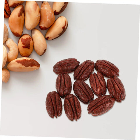 Realistic Faux Walnut Mini Nuts Set For Dollhouse And Miniature Food Photography Props Diy Crafts Home Decor And Party Decorations 10 Pieces