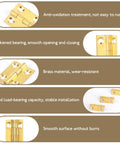 Four Pack Solid Brass Mini Folding Butt Hinges For Cabinets And Drawers Doors Jewelry Boxes And Wood Chests 1 Inch 25x22mm details
