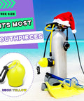 Scuba Regulator Mouthpiece Cover Dust Protector Cap With Stainless Steel Split Ring And Clip For Quick No Fuss Attachment