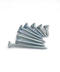 Hella Tough Phillips Flat Head Wood Screws Assortment Kit With Driver Bit, Heavy duty carbon steel screws in seven sizes.