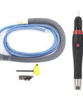 Straight Fire Pneumatic Micro Grinder And Air Powered Polisher Built Different For Heavy Shop Work With 28000 Rpm Reciprocating File Tool, including flexible hose and accessories.