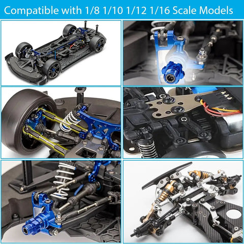Beefy RC Car Repair Stand With 1100 Piece Screw Kit And Vehicle Scale Accessories For 1/8 To 1/16 Scale RCs, details view