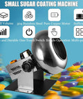 Heavy Duty Chocolate Sugar Coating Machine And Candy Polisher Straight Up Crafted From Food Grade 304 Stainless Steel, small volume with copper motor.