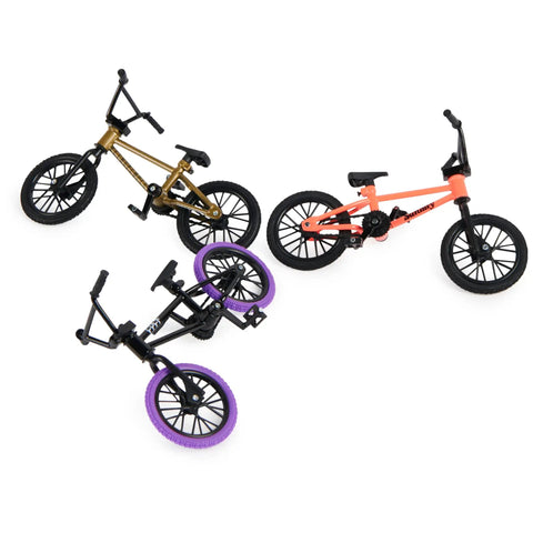 BMX Finger Bike 3-Pack Officially Licensed Totally Customizable Collectible Mini Replica Toys With Real Metal Frames And Graphics