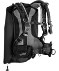 Rogue Dive BCD Gear Upgrade Lightweight Modular Back Inflation Buoyancy Compensator with ModLock Connectors in black gray small