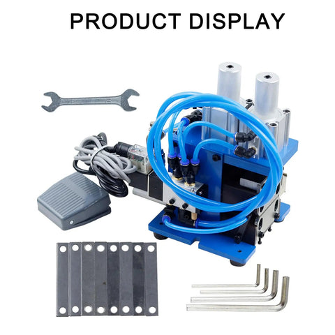 Heavy Duty Pneumatic Wire Stripping Machine For Automatic Cable Peeling And Cutting, showing tools and components.