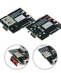 Bidirectional 22.5W Fast Charging Power Module With Digital Display for USB Devices shown with close-up details.