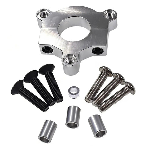 Beefy CNC Aluminum Adapter With 40T Sprocket For 25mm Or 38mm Rear Hubs Fits 49cc To 80cc Two Stroke Motorized Bicycles kit