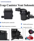 Vapor Canister Vent Valve Solenoid P0446 for 2007-2019 Chevy Silverado and GMC Sierra, durable plastic, detailed product view.