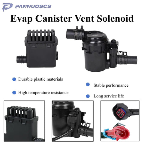 Vapor Canister Vent Valve Solenoid P0446 for 2007-2019 Chevy Silverado and GMC Sierra, durable plastic, detailed product view.
