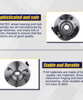 Front Wheel Bearing And Hub Assembly For AWD 4WD SUVs And Trucks, Fits Cadillac Escalade, Chevy, GMC, 6 Lug With ABS, product showcase