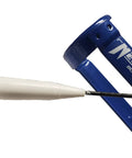 Close-up of Pro Grade Caulking Gun With 18 To 1 Thrust, Revolving Barrel, Smooth Zinc Alloy Handle, One-Tenth Gallon Cartridge.