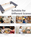 Heavy Duty Hardwood Furniture Moving Dolly Two Pack, 1320 Lb Dynamic Capacity With 2000 Lb Static Strength, suitable for various scenes