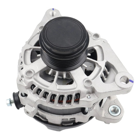 Beefy 12V 125A Alternator With 6 Groove Pulley For Toyota RAV4 2013 To 2018 L4 2.5L FWD Only 1 Pin Plug Easy Install Replacement Part