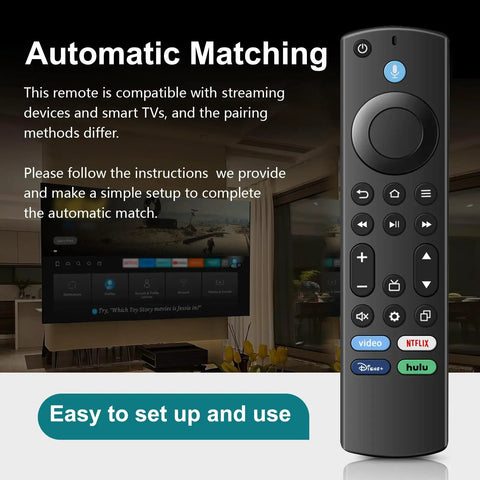Replacement Remote For Fire Stick 4K Max 4K HD Firestick 3rd Gen TV Cube Insignia And Toshiba Smart TVs With Voice Control