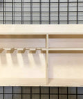 Cordless Drill Tool Holder Organizer Rack With Custom 5 Slot Design Wood Shelf Case For Home Workshop Multi Storage Made In The USA