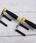 One Pair Hella Strong Grip Gypsum Board Lifter Portable Ceramic Tile Suction Cup And Glass Moving Tool With Rubber Alloy Handles for lifting and moving heavy panels.